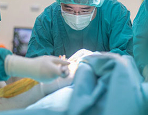 Woman suffering with Failed Back Surgery Syndome